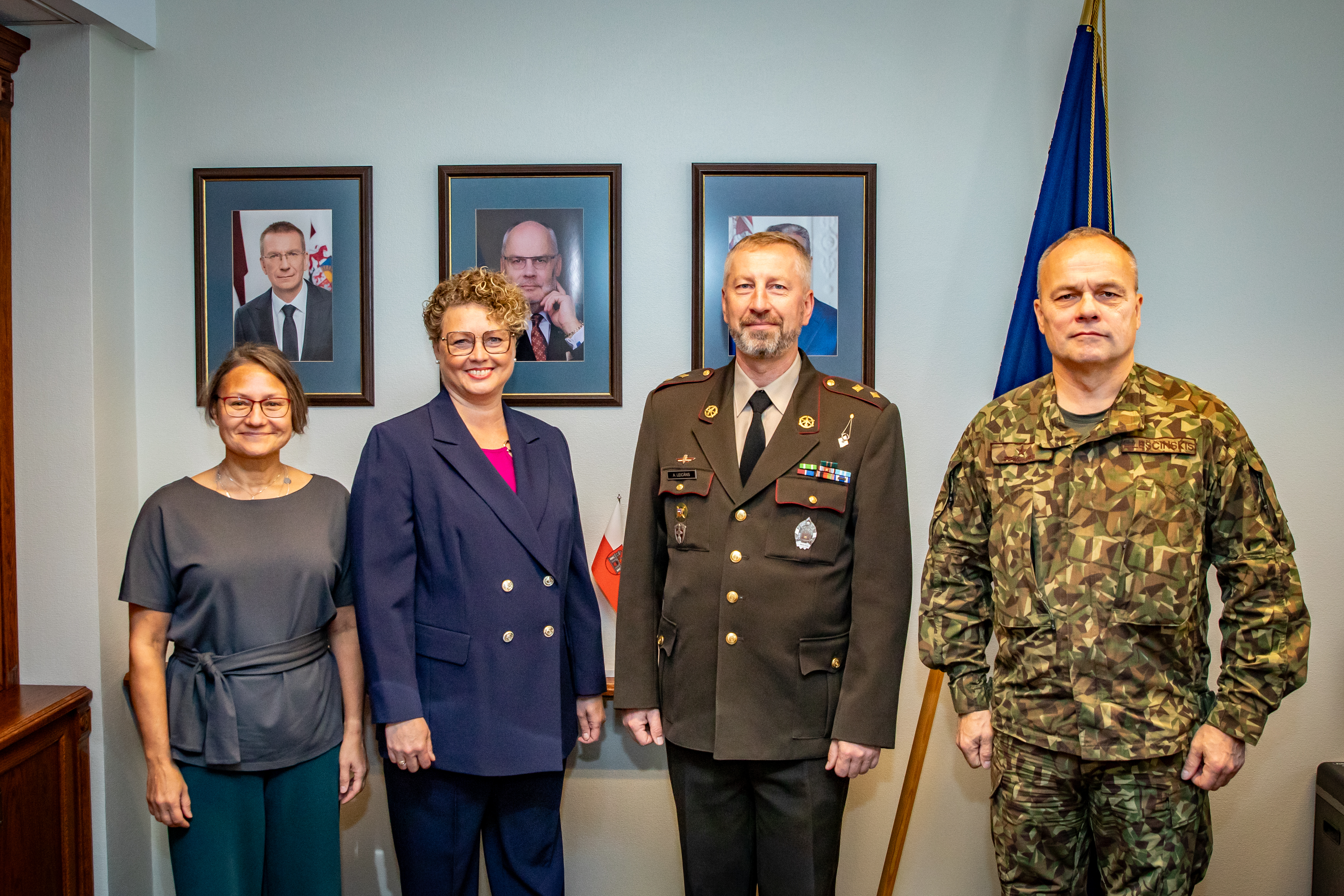 Latvian National Defence Academy delegation visits BALTDEFCOL